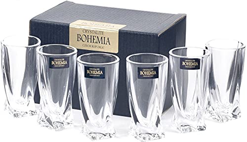 Amazon | ボヘミアンクリスタルガラスショットグラス1.7oz。/ 50ml
